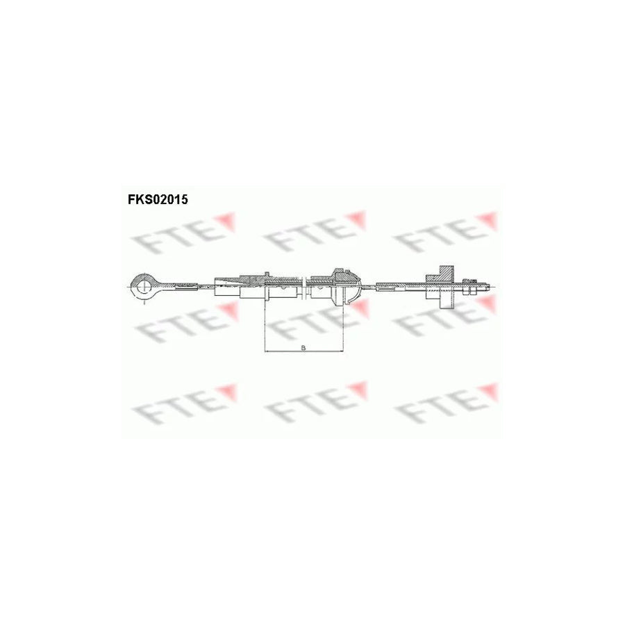 FTE Fks02015 Clutch Cable