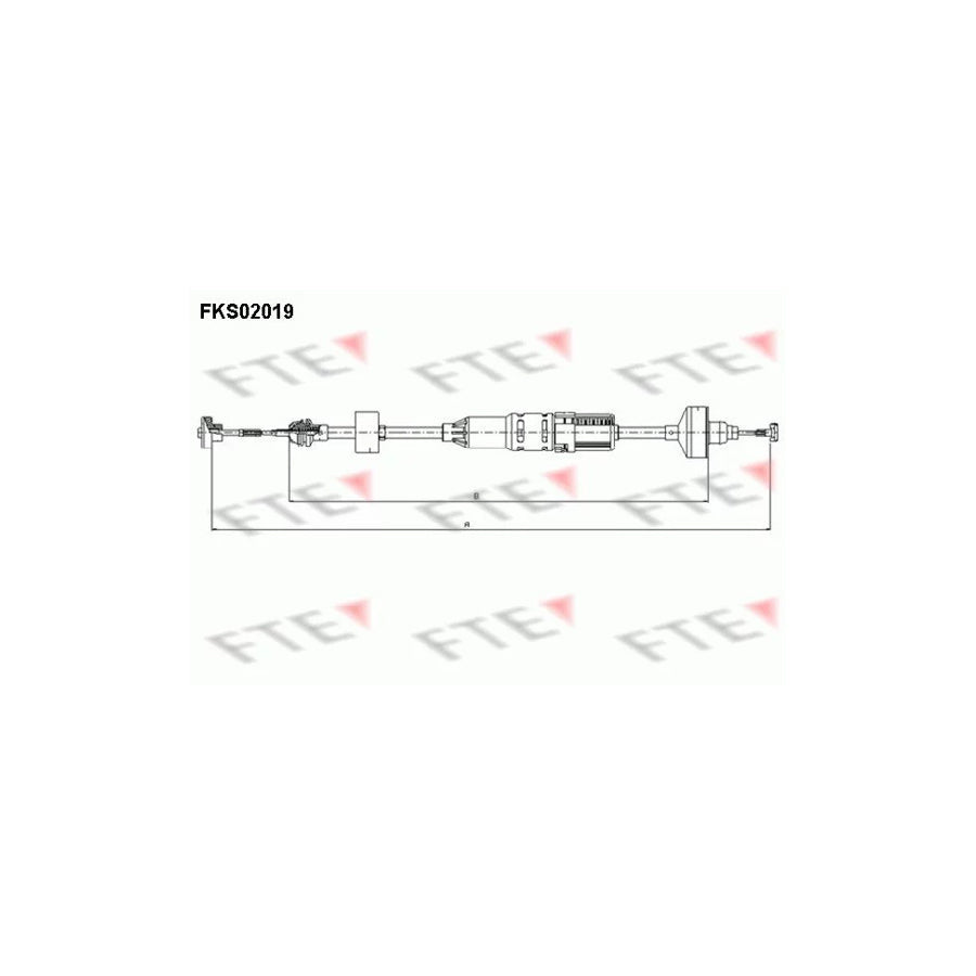 FTE Fks02019 Clutch Cable