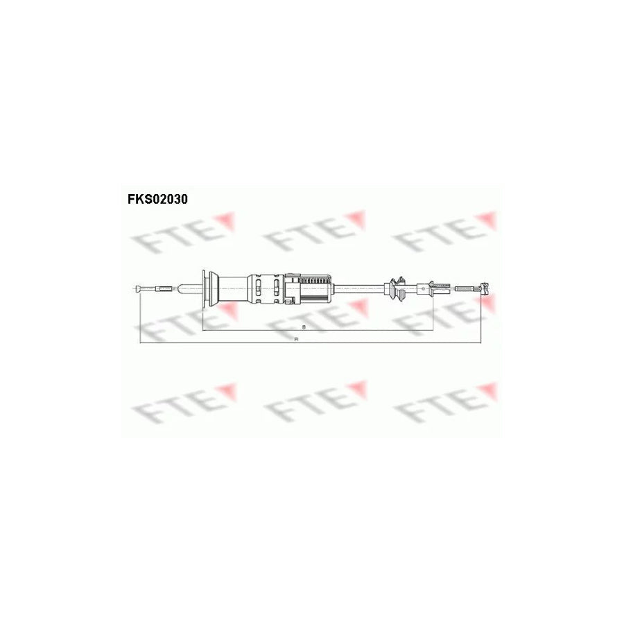 FTE Fks02030 Clutch Cable