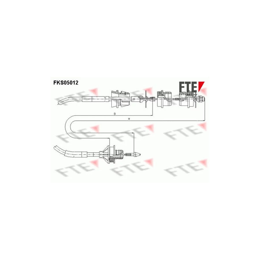 FTE Fks05012 Clutch Cable for Citroen Xantia