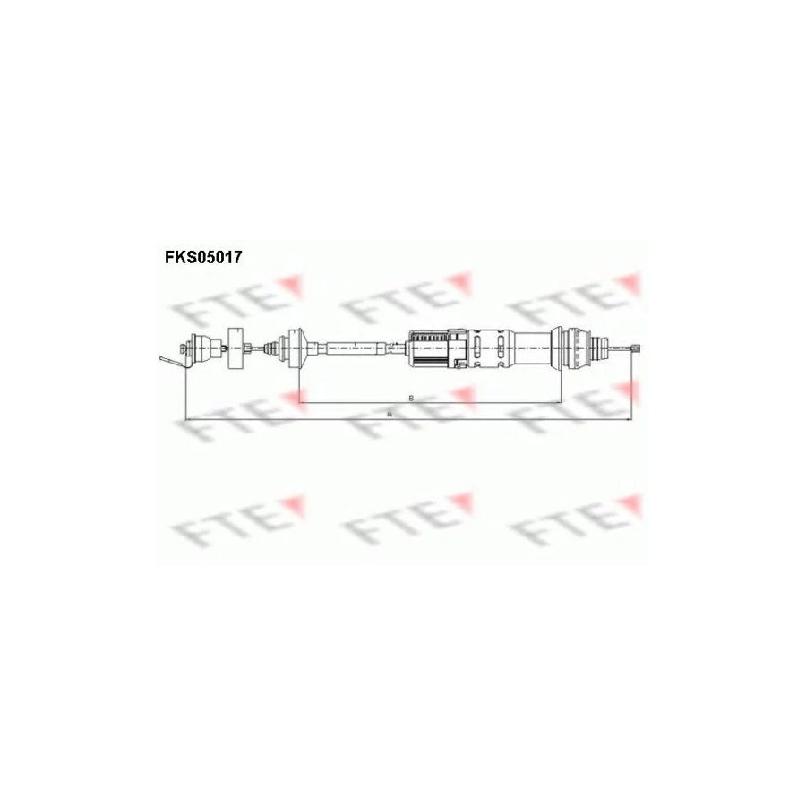 FTE Fks05017 Clutch Cable