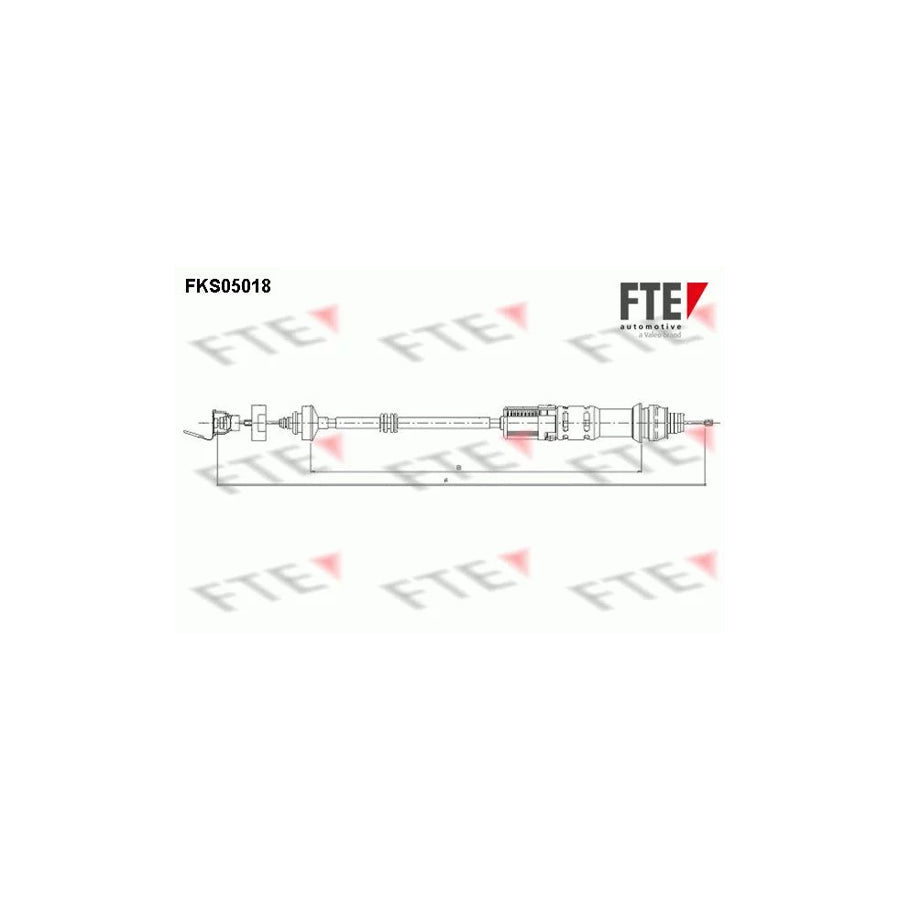 FTE Fks05018 Clutch Cable
