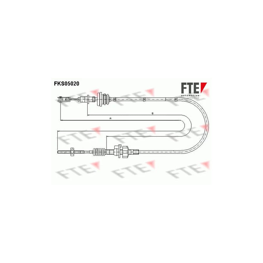 FTE Fks05020 Clutch Cable
