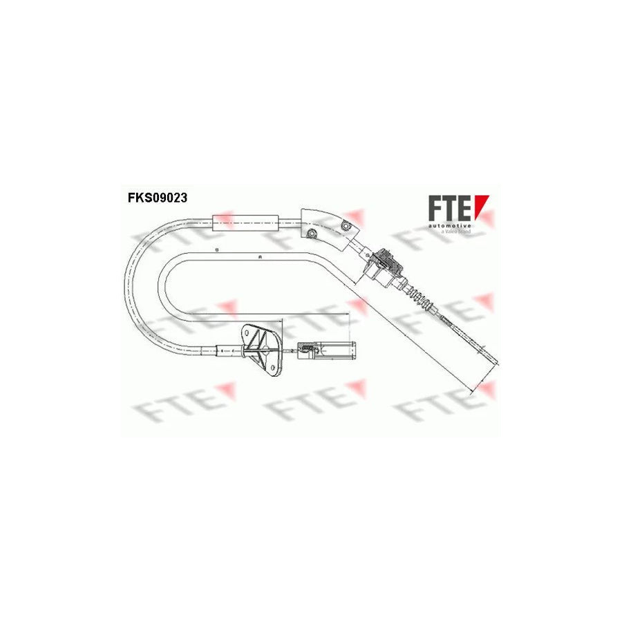 FTE Fks09023 Clutch Cable