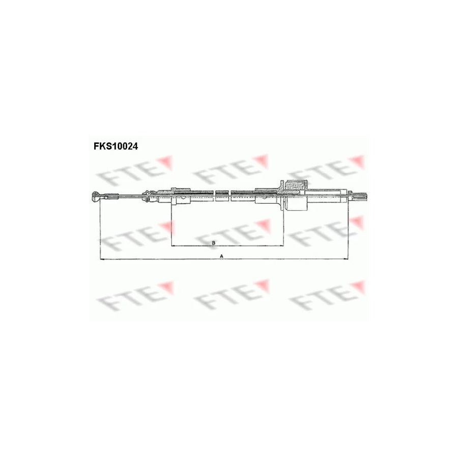 FTE Fks10024 Clutch Cable