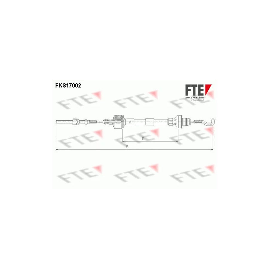FTE Fks17002 Clutch Cable