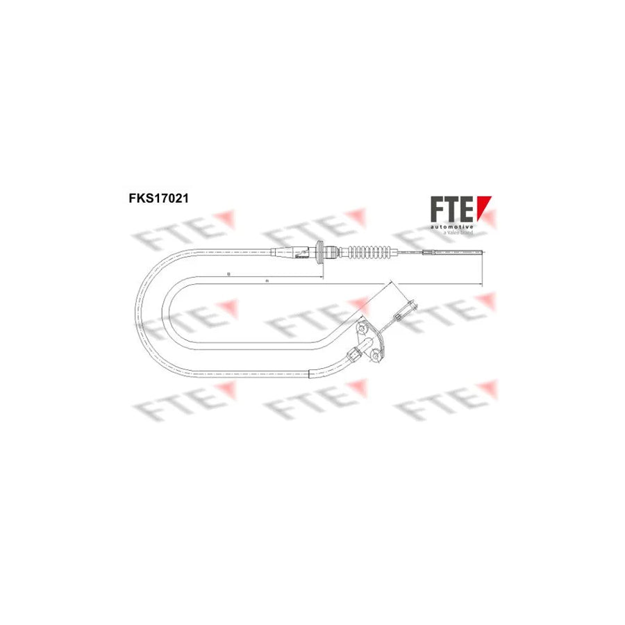 FTE Fks17021 Clutch Cable