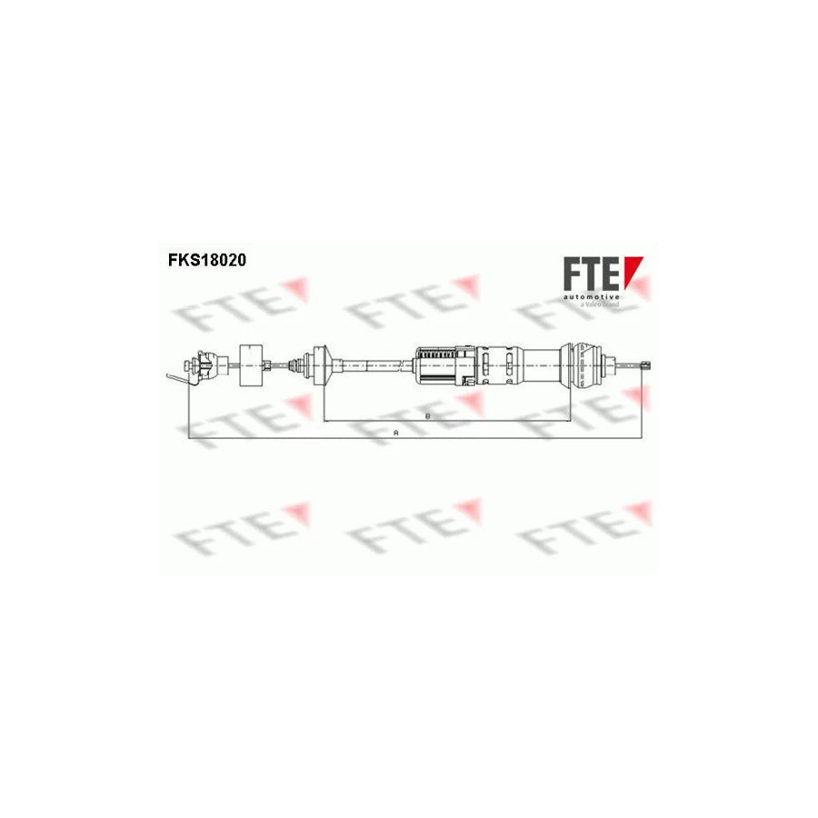 FTE Fks18020 Clutch Cable for Citroen Xsara