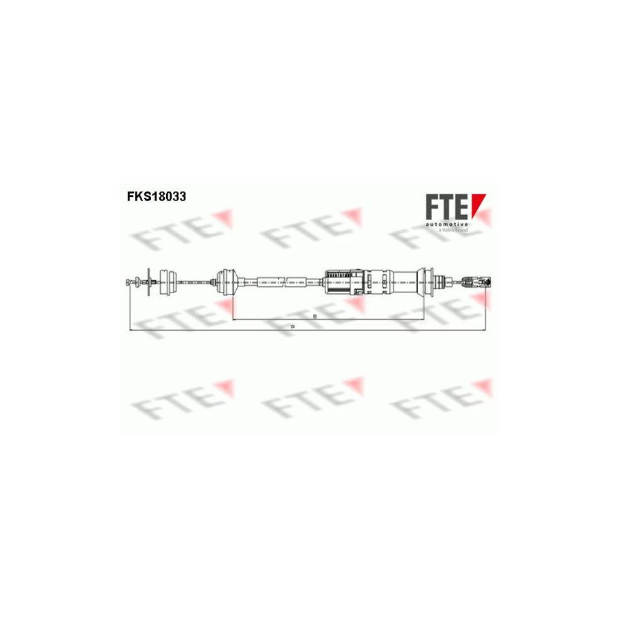 FTE Fks18033 Clutch Cable