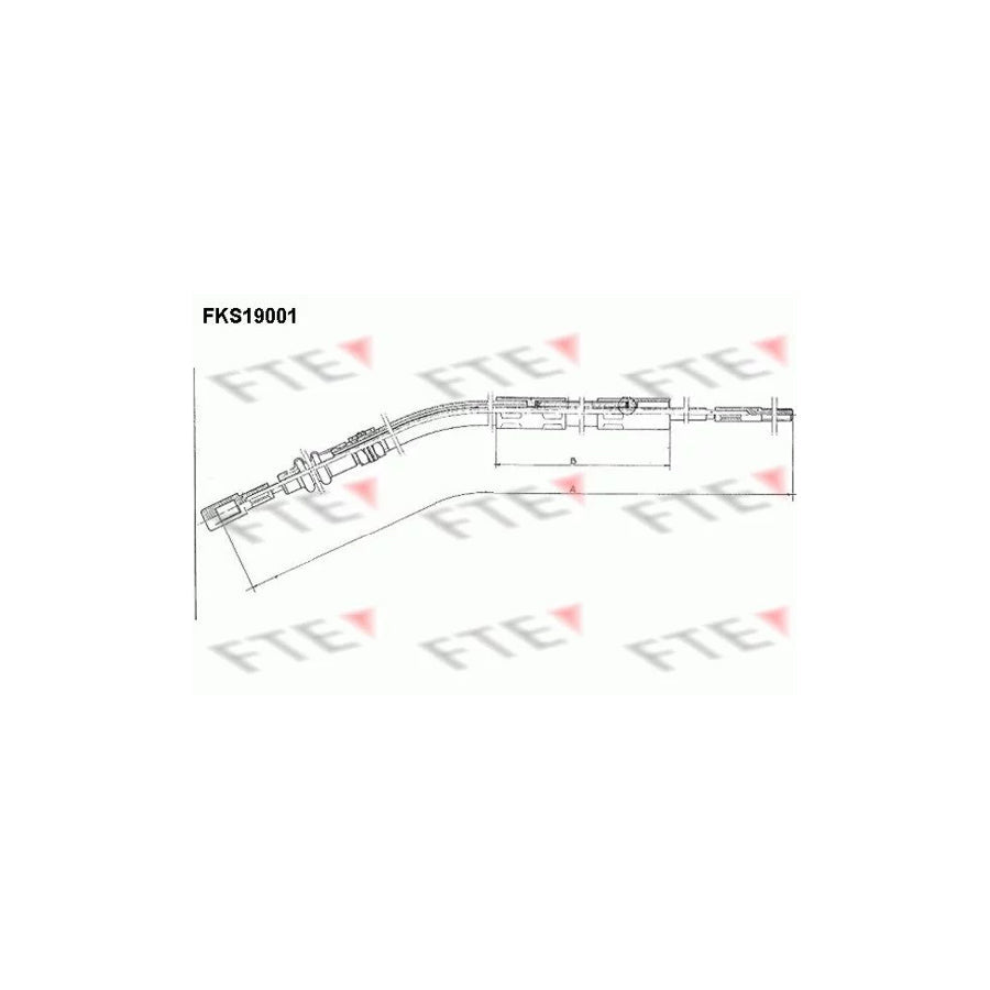 FTE Fks19001 Clutch Cable for Porsche 911