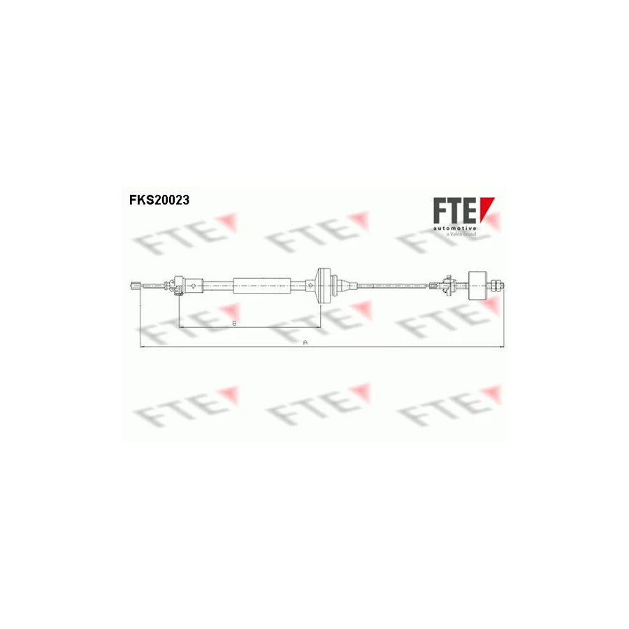 FTE Fks20023 Clutch Cable