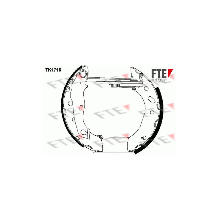 FTE Tk1718 Brake Shoe Set