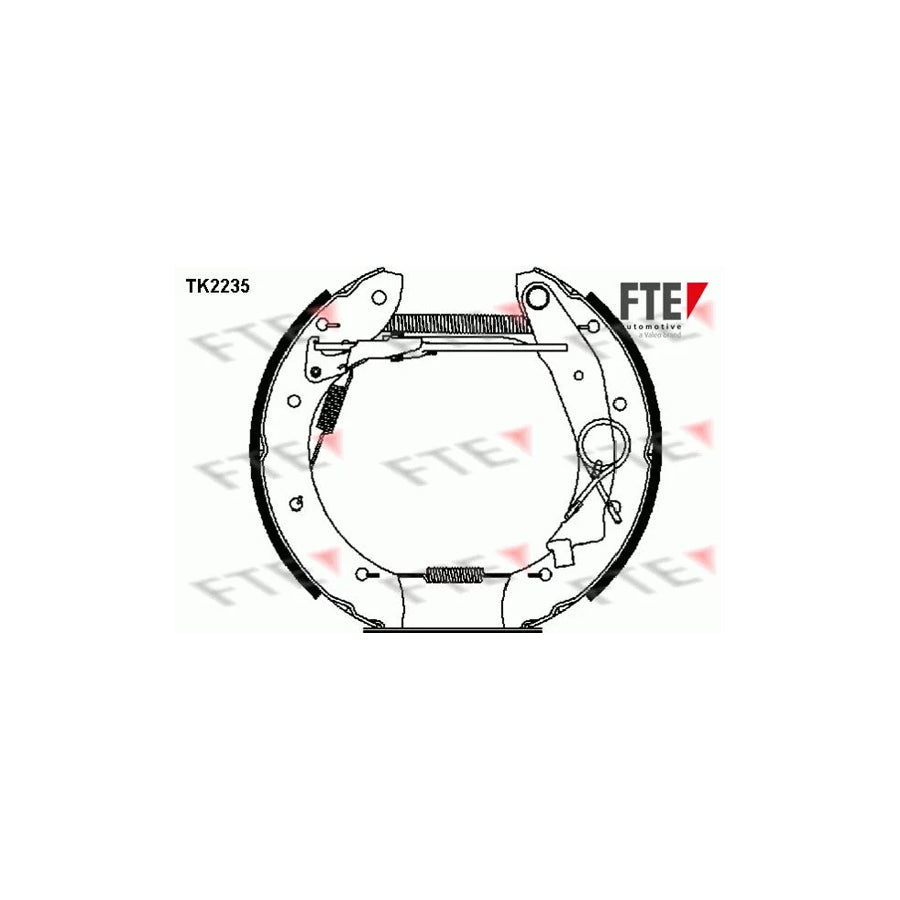 FTE Tk2235 Brake Shoe Set