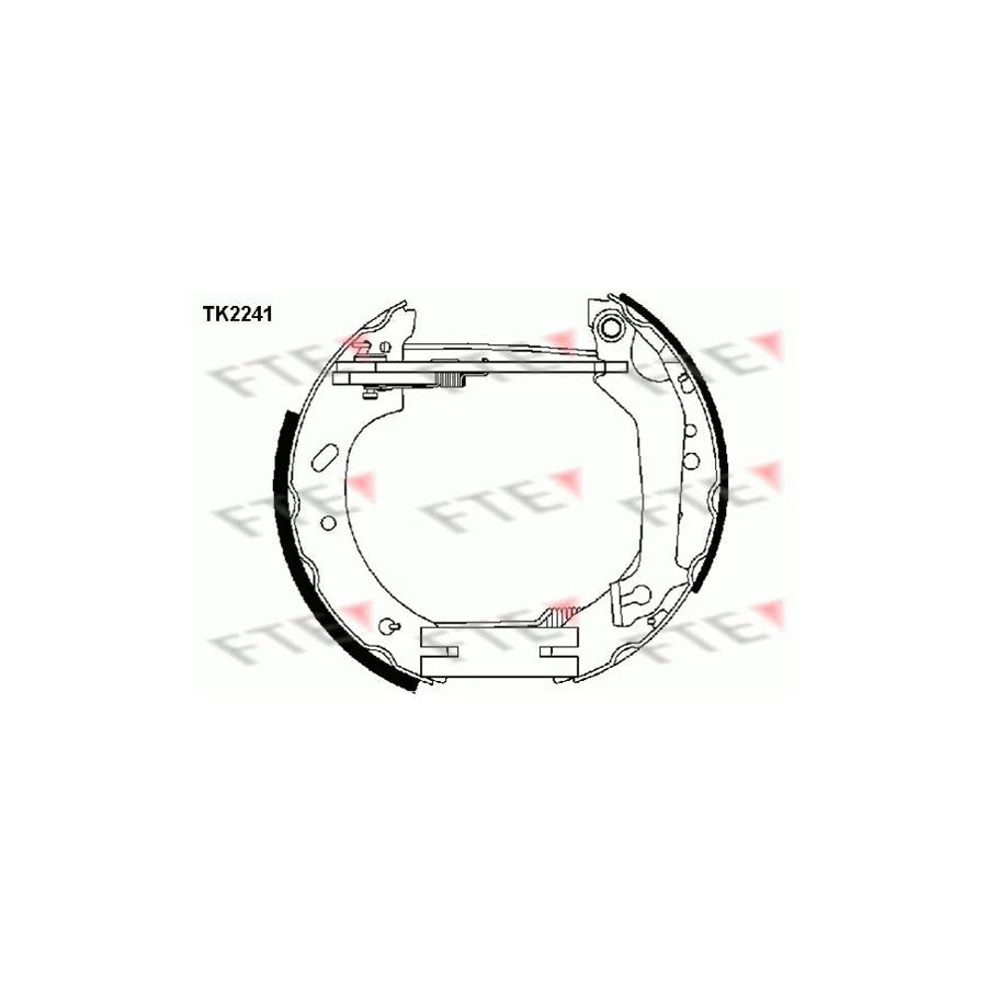 FTE Tk2241 Brake Shoe Set