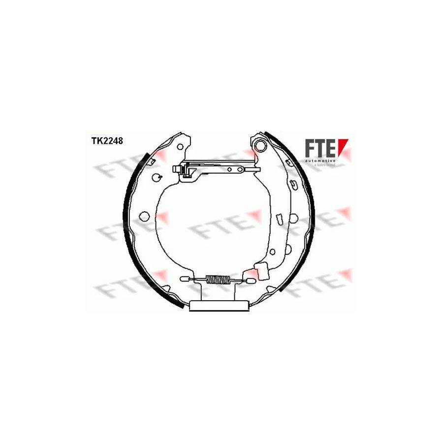 FTE Tk2248 Brake Shoe Set