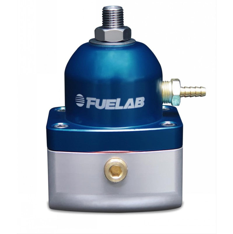 FUELAB 51505-3-S-G FUEL PRESSURE REGULATOR EFI (90-125 PSI, 10AN-IN, 6AN-OUT) BLUE