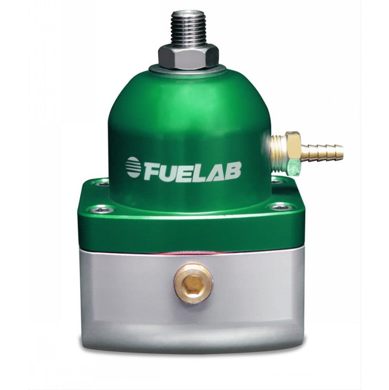 FUELAB 51502-6 FUEL PRESSURE REGULATOR EFI (25-90 PSI, 6AN-IN, 6AN-OUT) GREEN