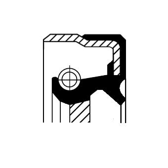 CORTECO CO01026318B Crankshaft Shaft Seal