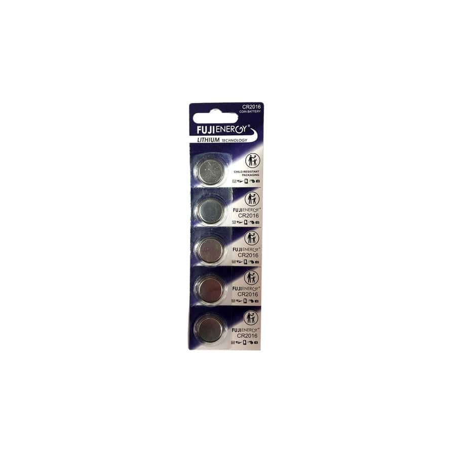 Fuji Energy Lithium CR2016 Coin Cell (Card of 5)