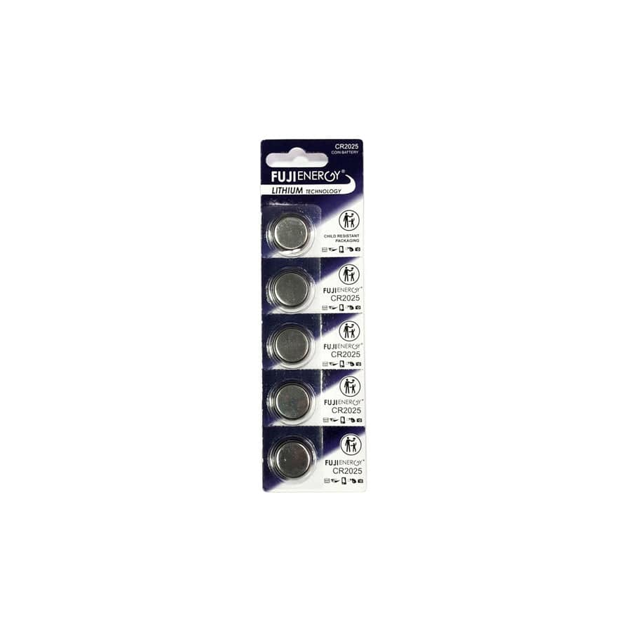 Fuji Energy Lithium CR2025 Coin Cell (Card of 5)