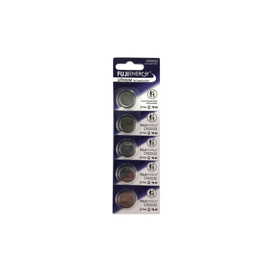 Fuji Energy Lithium CR2032 Coin Cell (Card of 5)