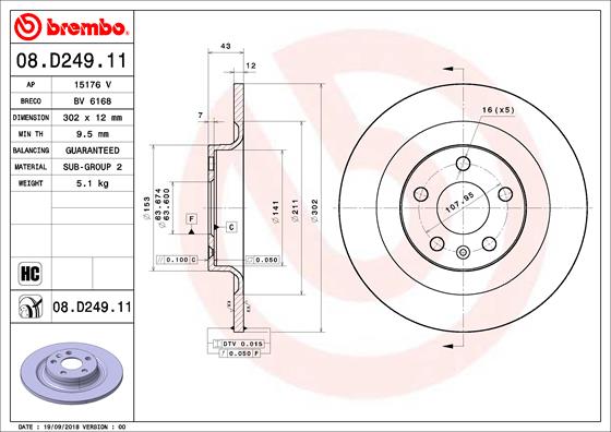 AUGER AUG54546 Disc Brake Caliper Repair Kit