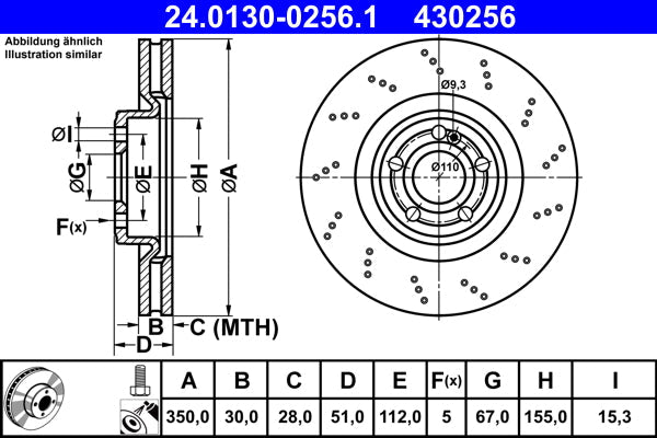ATHENA S410220021002 Brake Disc Accessory Kit