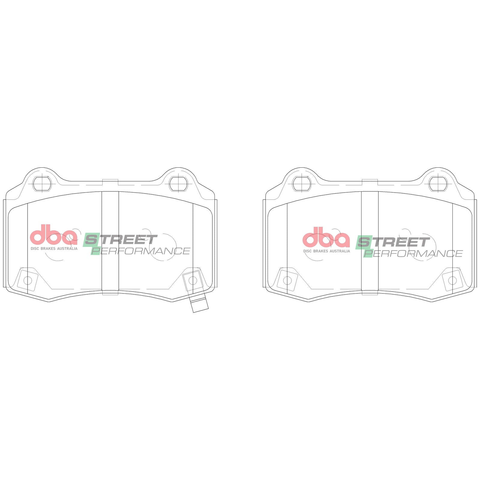 DBA DB15041SP High Performance Brake Pad Set