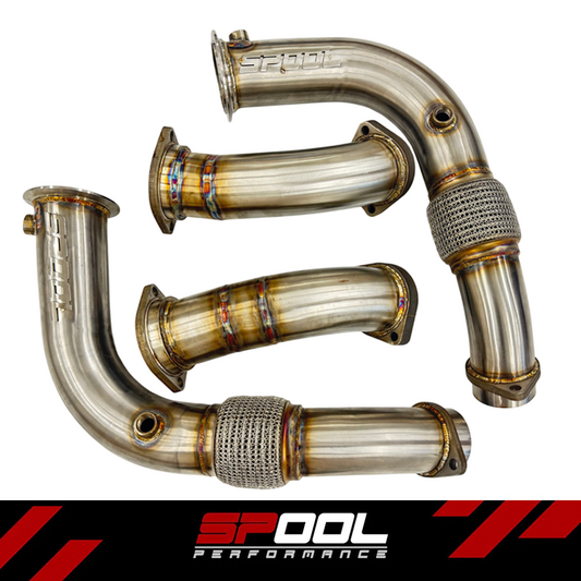 Spool Performance BMW G90 M5 Race Downpipes