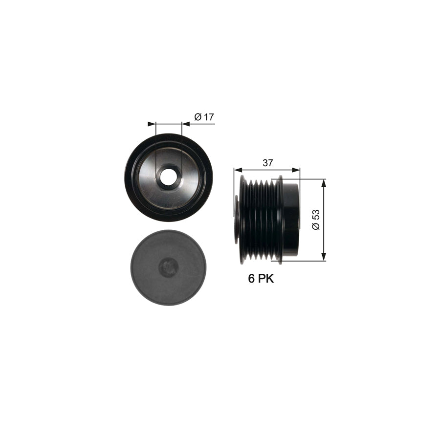 Gates OAP7015 Alternator Freewheel Clutch