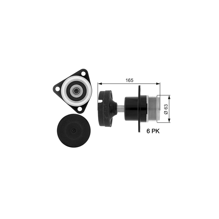 Gates OAP7050 Alternator Freewheel Clutch