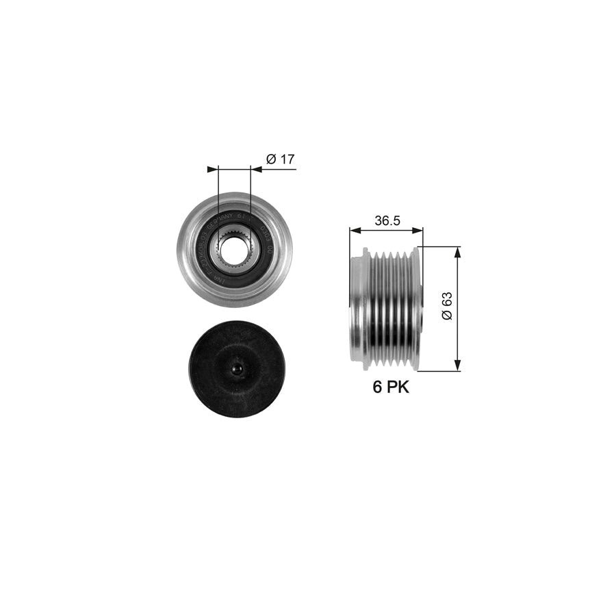 Gates OAP7051 Alternator Freewheel Clutch