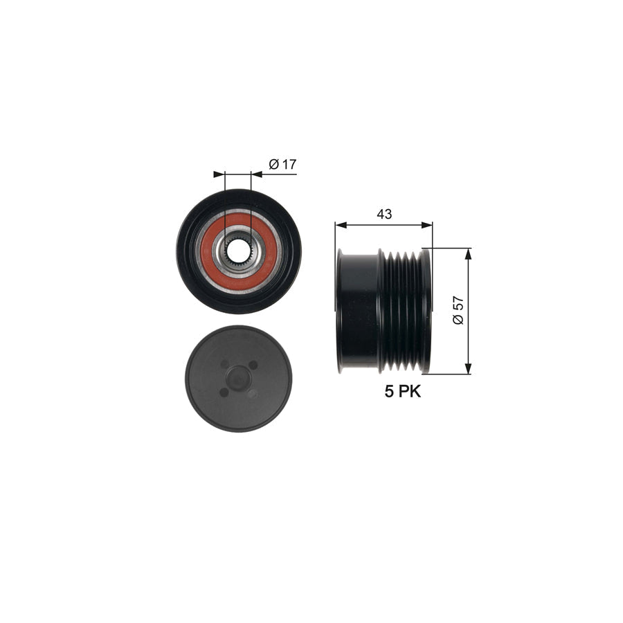Gates OAP7088 Alternator Freewheel Clutch