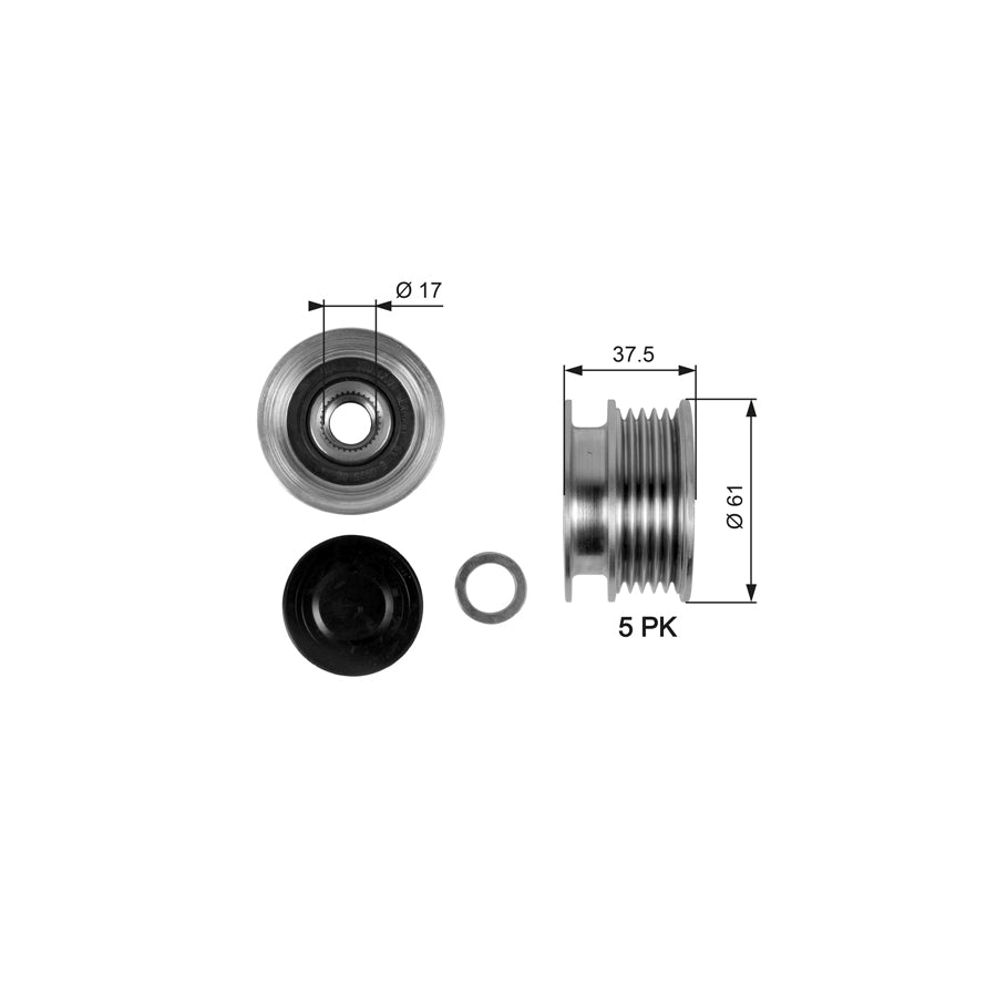 Gates OAP7108 Alternator Freewheel Clutch