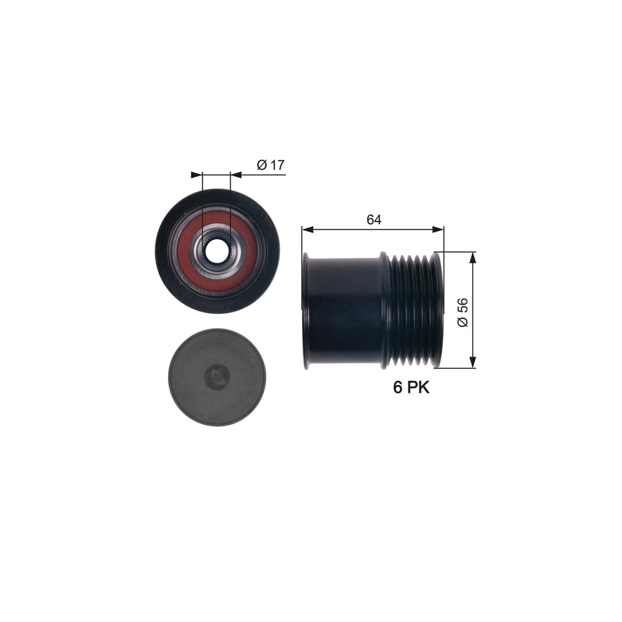 Gates OAP7151 Alternator Freewheel Clutch