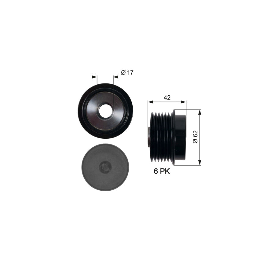 Gates OAP7152 Alternator Freewheel Clutch