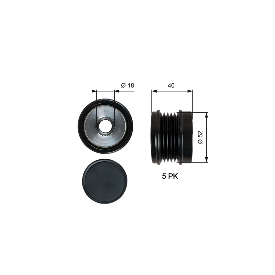 Gates OAP7209 Alternator Freewheel Clutch