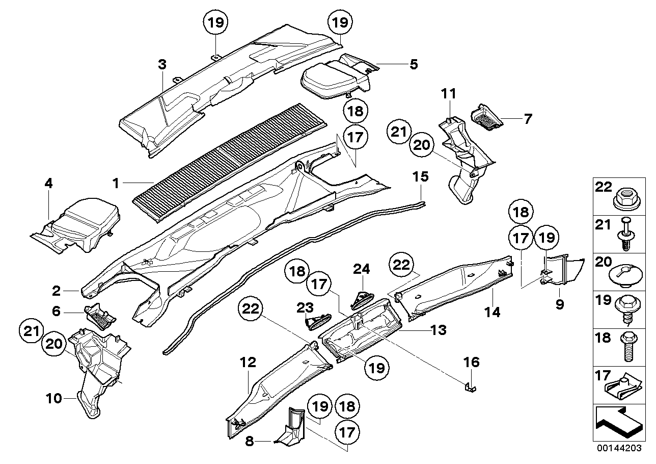 Genuine BMW 07147146539 Plastic Bolt SECHSKANT | ML Performance US Car Parts