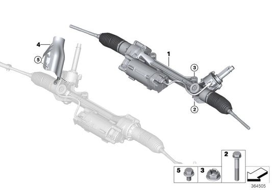 Genuine BMW 32107852660 Exch. Steering Box, Electr. | ML Performance US Car Parts