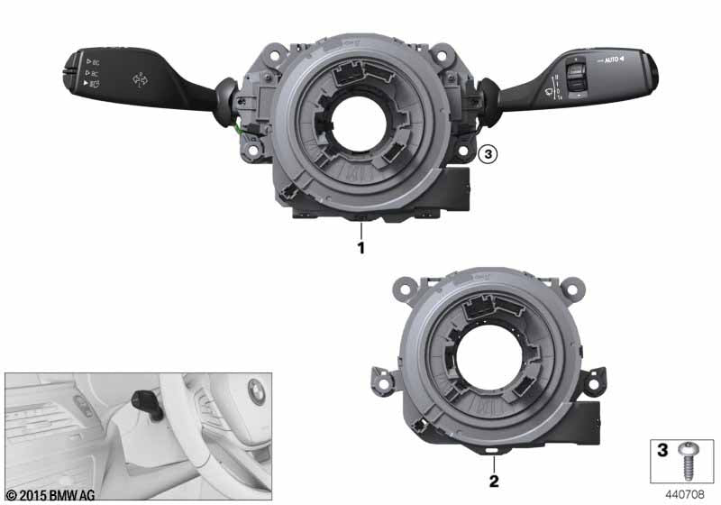 Genuine BMW 61315A66155 Clock Spring Housing 4B (VAL) | ML Performance US Car Parts