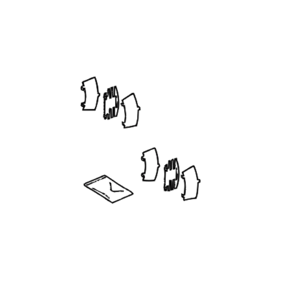 Genuine Lexus 04946-50021 LS Rear Anti Squeal Shim Kit