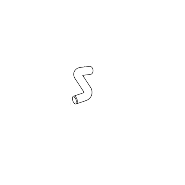 Genuine Lexus 16571-50180 LS Phase 3 Radiator Hose No.1 Top