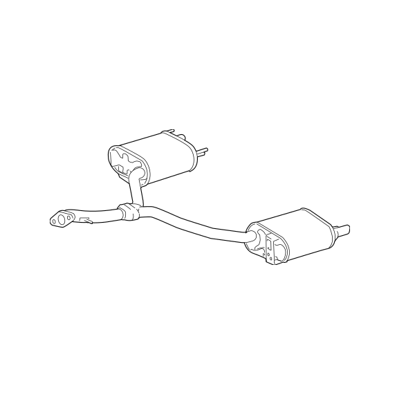 Genuine Lexus 17430-50270 GS430 Phase 3 Exhaust Back Box