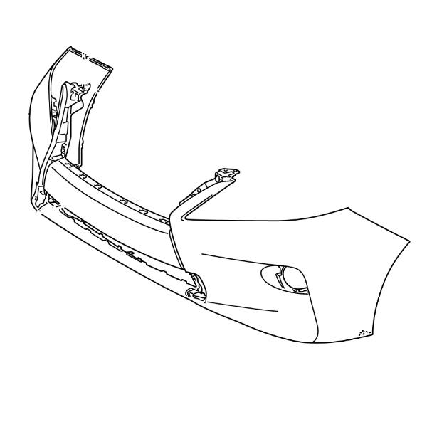 Genuine Lexus 52119-48981 RX Phase 3 Front Bumper Cover