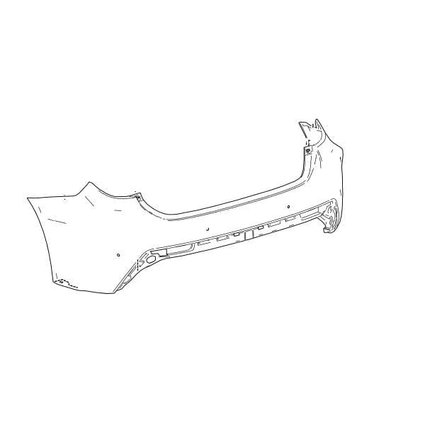 Genuine Lexus 52159-24931 RC-F Rear Bumper