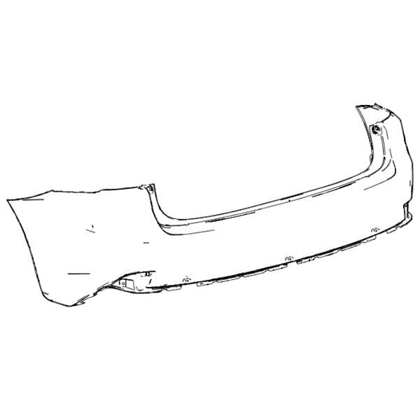 Genuine Lexus 52159-53943 IS Rear Bumper