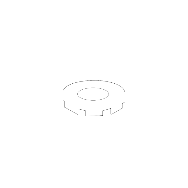 Genuine Lexus 52278-53020 IS Phase 2 Rear Suspension Subframe Stopper