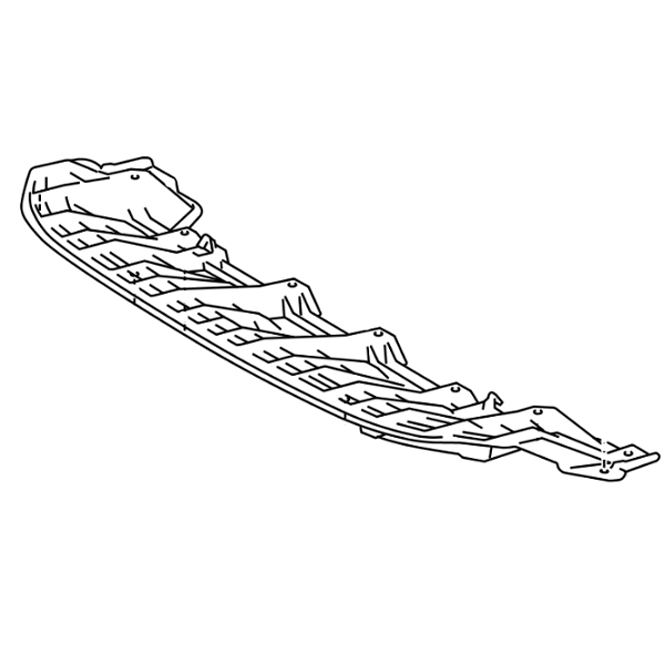 Genuine Lexus 52618-76011 CT Phase 1 Front bumper Absorber