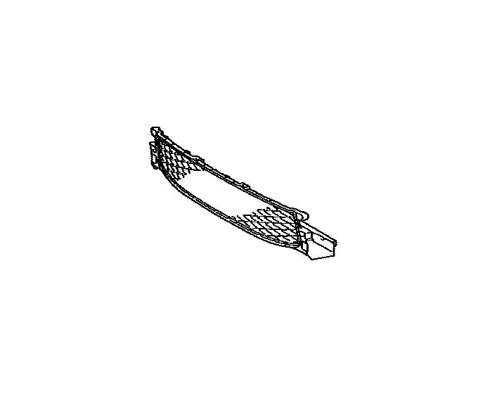 Genuine Lexus 53102-76010 CT F Sport Phase 1 Lower Radiator Grille