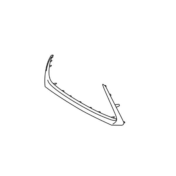 Genuine Lexus 53122-76010 CT F Sport Phase 1 Lower Grille Dark Chrome Trim